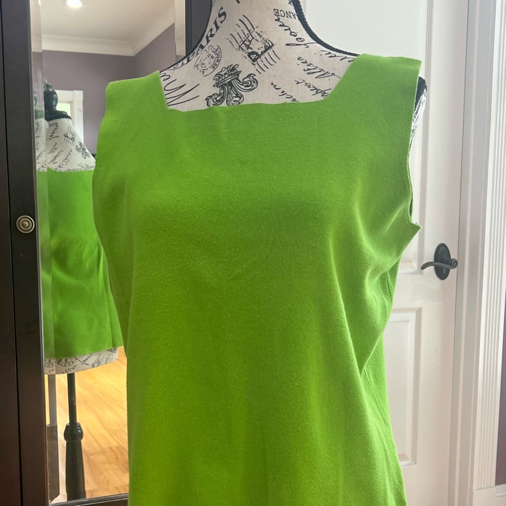 Lime Green Sleeveless Top